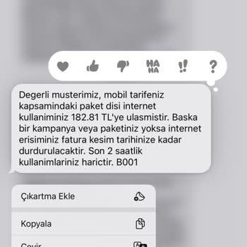 Türk Telekom Fatura Aşım Sorunu Ve Durma Özelliği Hatası