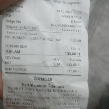 Organik Puding Hayal Kırıklığı: Para İadesi Talebi