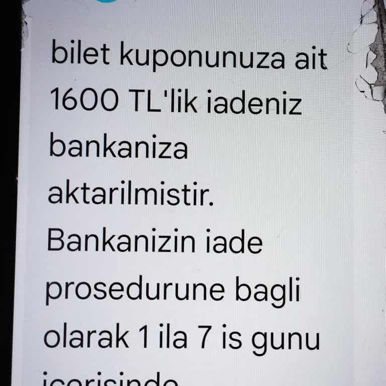 Öz Diyarbakır Seyahat Yanlış Kesilen Biletin İadesi Sorunu