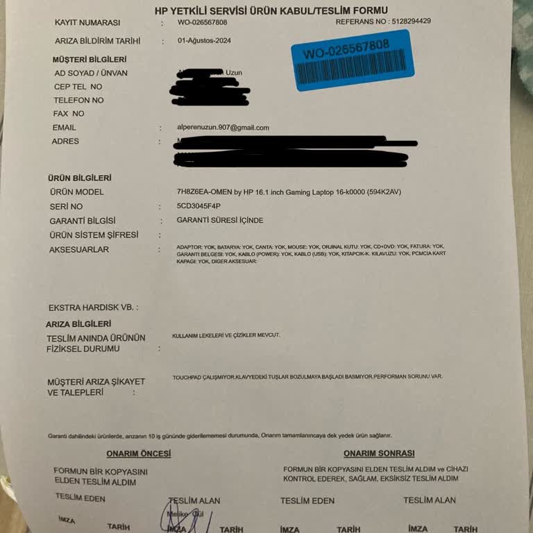 HP Servis Süreci: Uzayan Bekleyiş Ve Mağduriyet