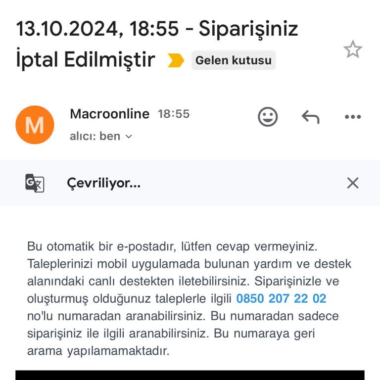 Teslimat Saatine Uymayan Kurye Mağduriyeti