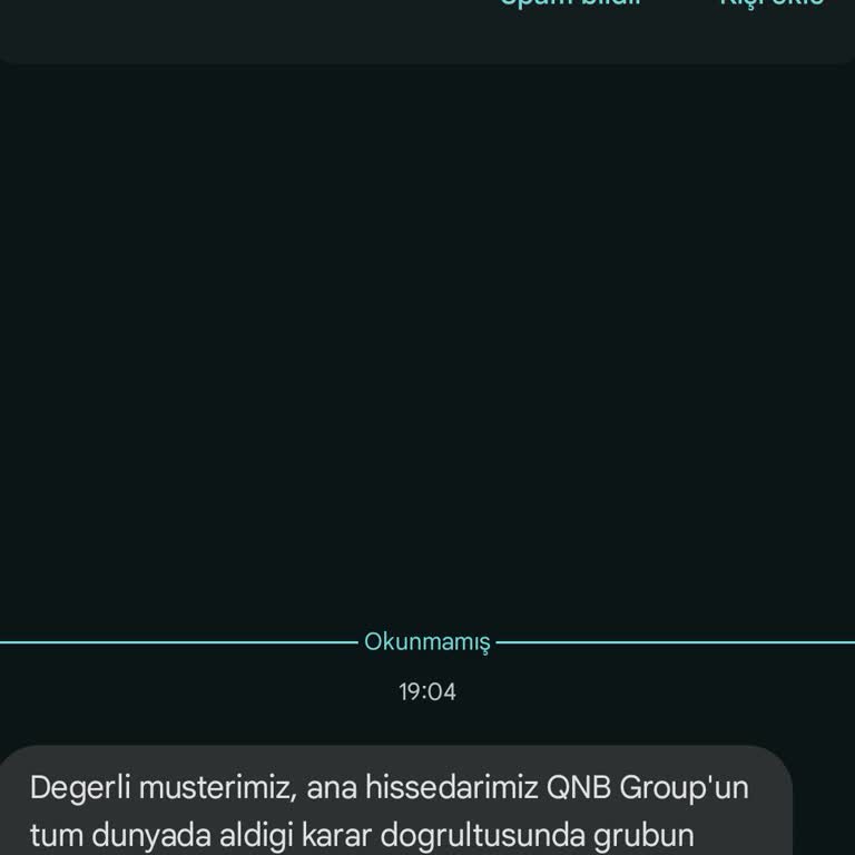 QNB Finansbank'tan İzinsiz Mesajlar Ve Kişisel Veri İhlali