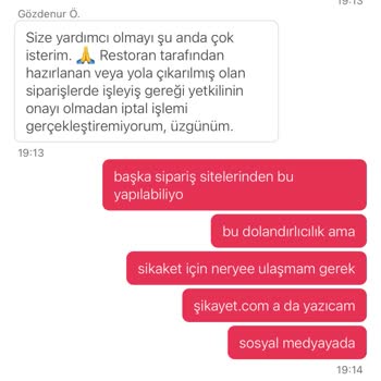 10 Saniyede İptal Edilemeyen Sipariş Ve Müşteri Hizmetleri Sorunu