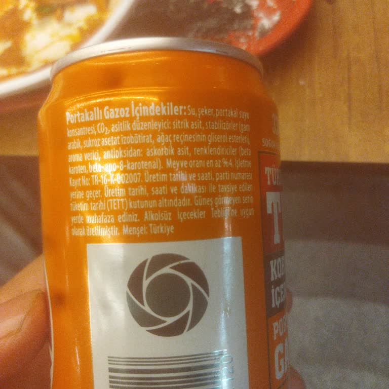 Yanıltıcı Etiket: Uludağ Portakallı Gazoz