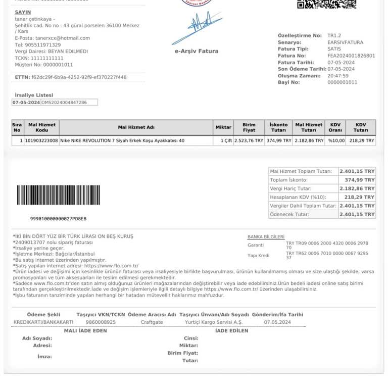 Nike Ayakkabının Hızla Yıpranması Ve FLO'nun Yetersiz İncelemesi