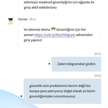 Klasbahis'te Para Yatırma Sorunu Ve Müşteri Hizmetleri İlgisizliği