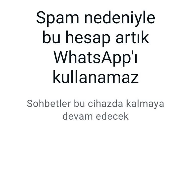 WhatsApp Grubunda Haksız Spam Sorunu