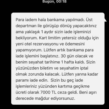 Booking.com Ve Ziraat Bankası Arasında Uzayan İade Sorunu