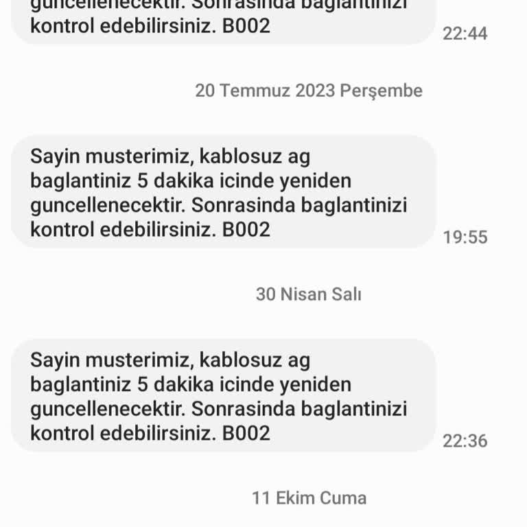 Sürekli Kopan İnternet Bağlantısı Ve Çözülmeyen Sorunlar