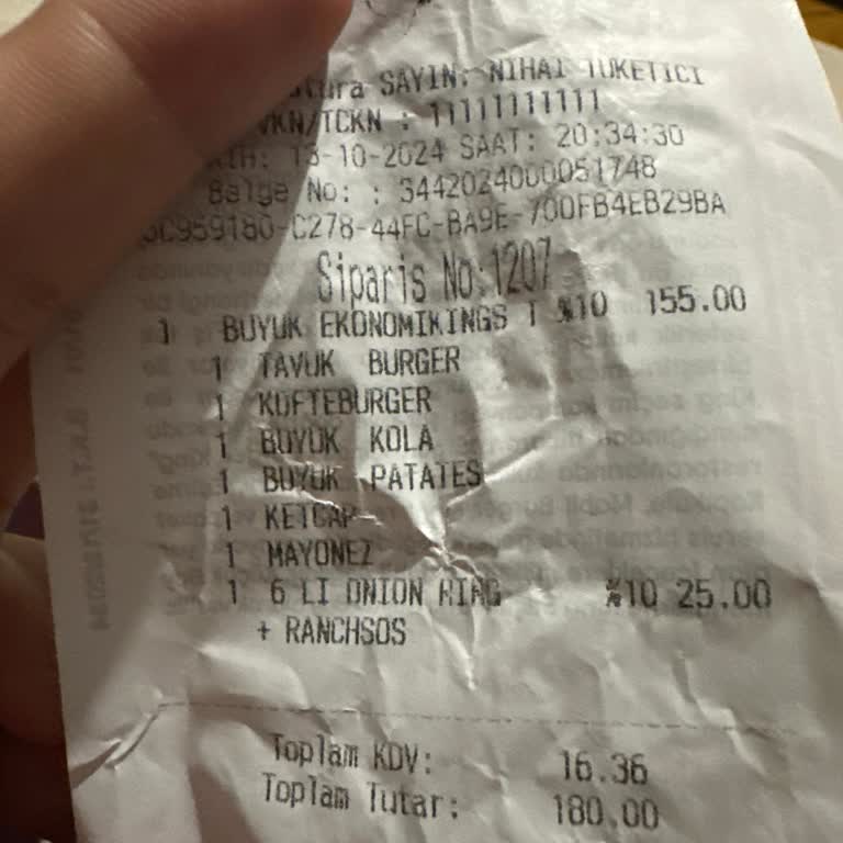 Eksik Ürün Ve İade Talebi