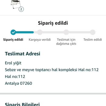 Amazon'dan Aldığım Ürün Teslim Edilmedi Ve Siparişim İptal Edildi
