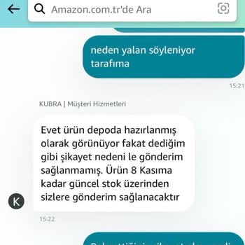 Amazon'dan Aldığım Ürün Teslim Edilmedi Ve Siparişim İptal Edildi