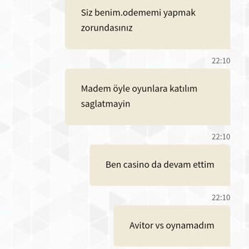 Deneme Bonusu Kazancım Ödenmedi