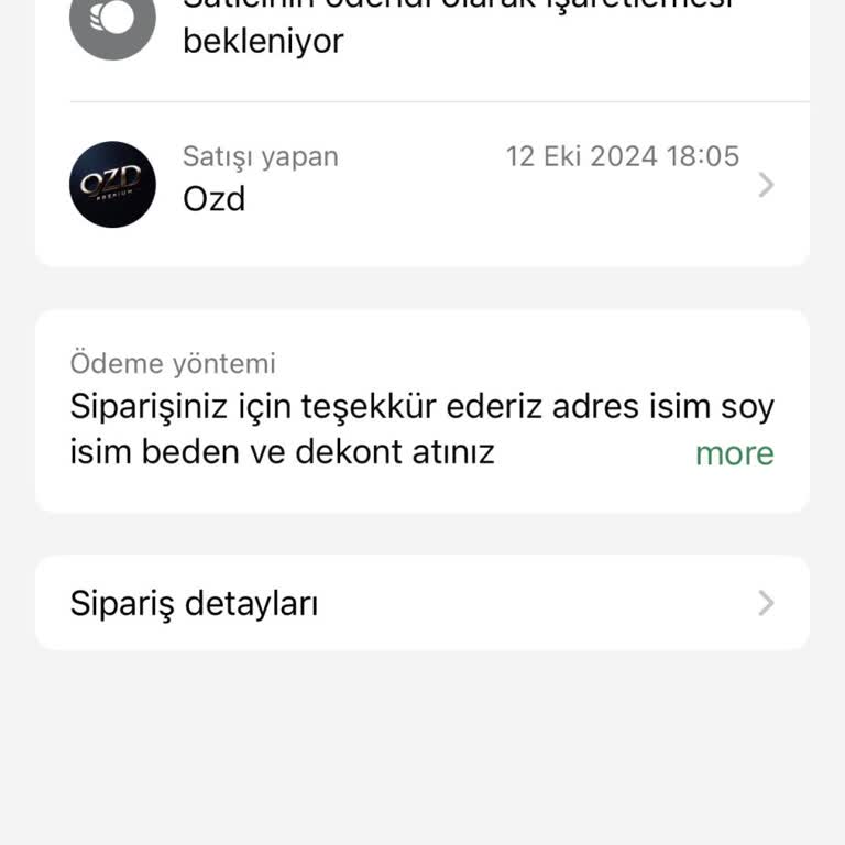Ozd Premium Sipariş Verdim, Yanıt Alamıyorum!