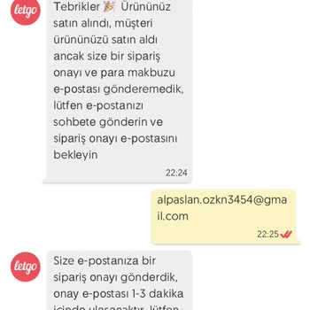 Letgo'da Güvenlik Açığı Ve Müşteri Hizmetleri Sorunu