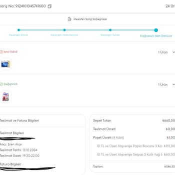 Yanlış Ürün Ve Kötü Müşteri Hizmeti Deneyimi