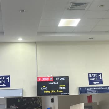 THY Uçuşunda 8 Saatlik Rötar Ve Hizmet Eksikliği