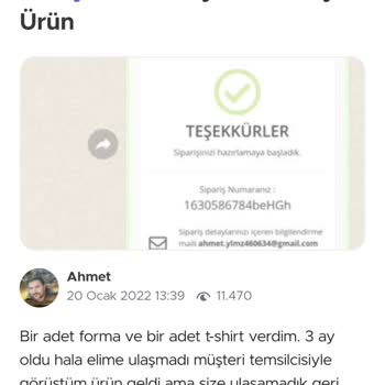 Siparişlerim Gelmedi Ve Para İadesi Yapılmadı