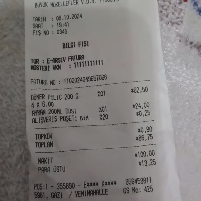 BİM'den Alınan Tavuk Dönerle Yaşanan Gıda Zehirlenmesi Tehlikesi