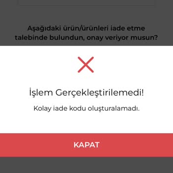 Kolay İade Kodu Sorunu: Nike Ayakkabı İadesi