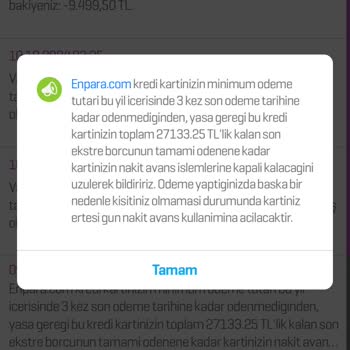 Enpara Kredi Kartı Nakit Avans Sorunu Ve Müşteri Hizmetleri İlgisizliği