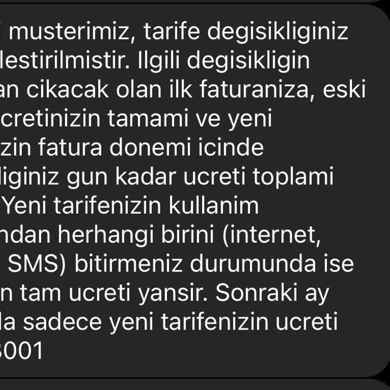 Türk Telekom Tarife Değişikliği Ve Fatura Şoku