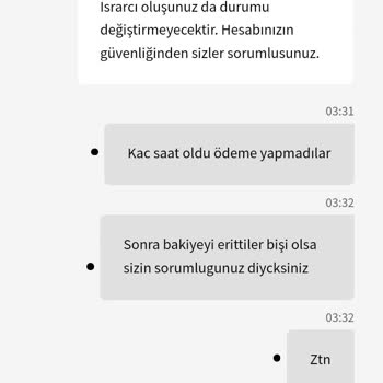 Bahis Sitesinde Şifre Değişikliği Ve Ödeme Sorunu