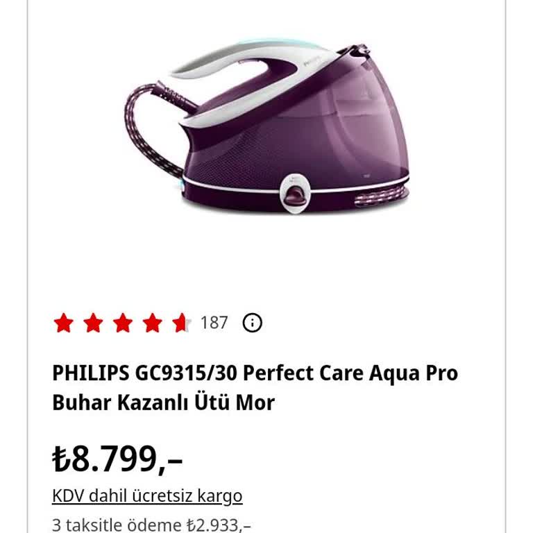 Philips Ütü Kırışıklıkları Açmıyor