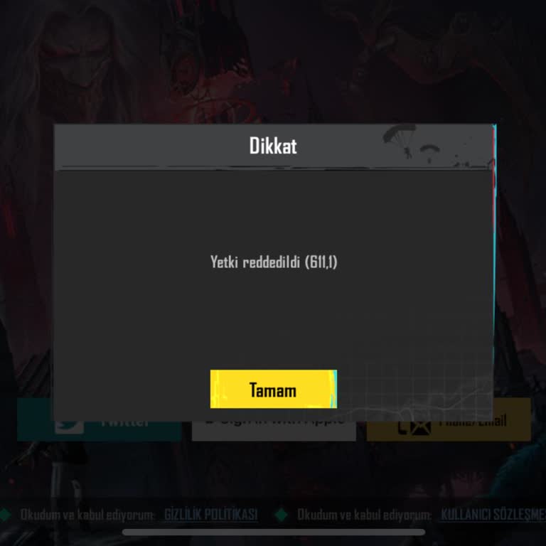 PUBG Mobile Ve Twitter Bağlantı Sorunu