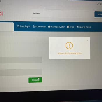 Kayıp Sipariş Ve İade Sorunu