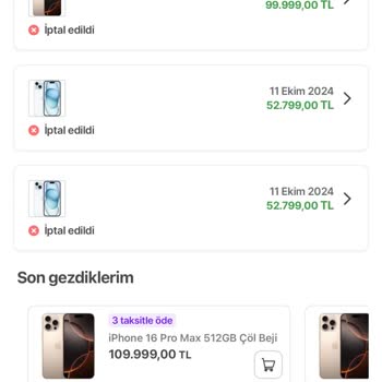 Sipariş İptali Ve Fiyat Artışı Sorunu