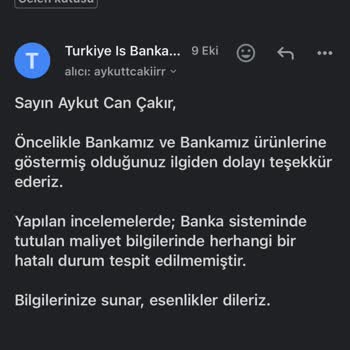 İş Bankası'nda Yatırım Hesabı Sorunu Ve Çözüm Eksikliği