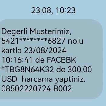 Kredi Kartımdan İzinsiz Çekim Ve Meta'nın Haksız İddiası