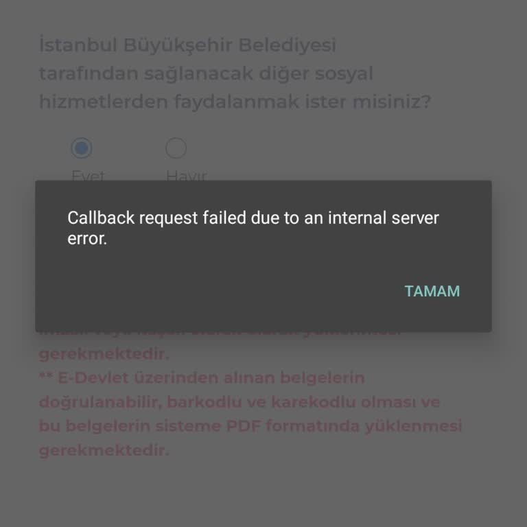 İBB Burs Başvurusunda Son Aşamada Karşılaşılan Hata