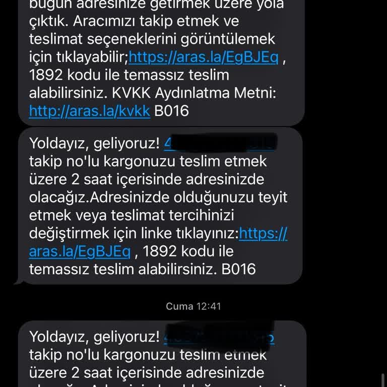 Adresime Gelmeden İade Edilen Kargolar