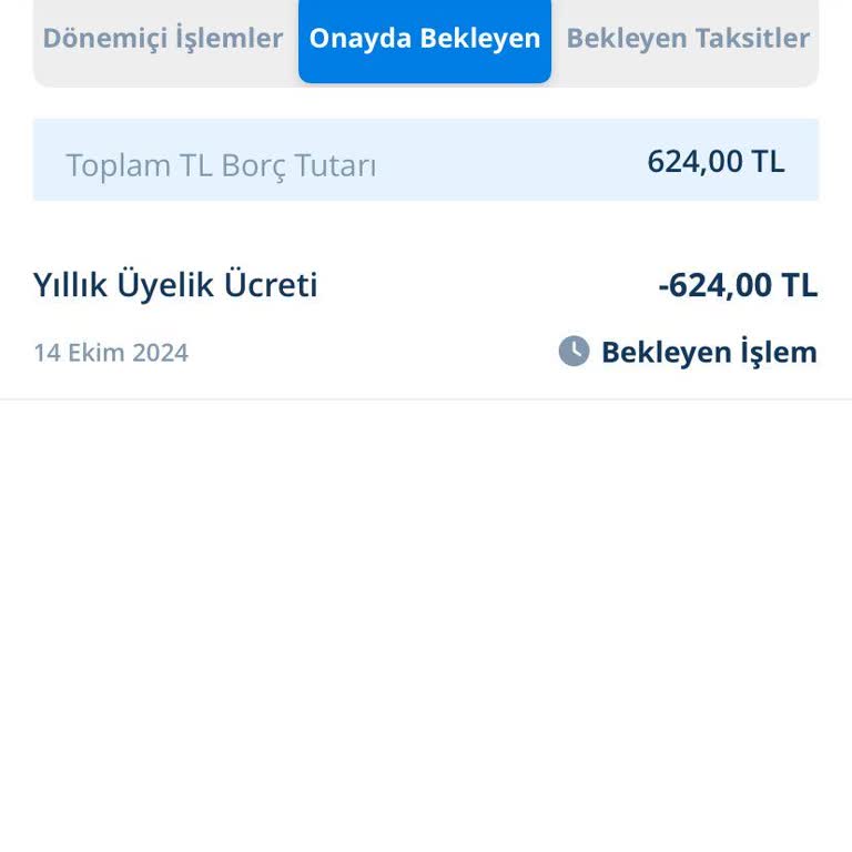 Kredi Kartı Üyelik Ücreti Sürprizi
