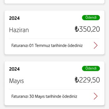 Vodafone Fatura Artışları Ve Yüksek Tarifelerden Şikayetçiyim