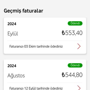 Vodafone Fatura Artışları Ve Yüksek Tarifelerden Şikayetçiyim