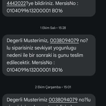Sipariş Teslimat Sorunu Ve Yetersiz Müşteri Hizmeti