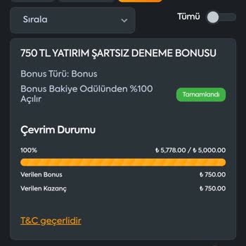 Deneme Bonusu Çekim Sorunu