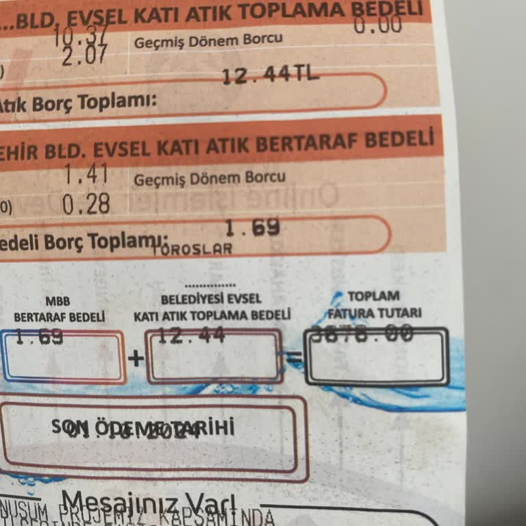 Mersin'de Yüksek Su Faturası Sorunu