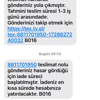 Trendyol Ve Chakra Mağazası Siparişinde Hasar Ve Mağduriyet