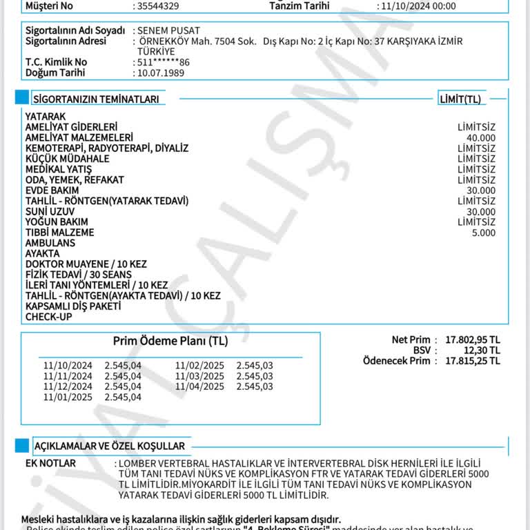 Sigorta Poliçesi Kapsamının Daraltılması Ve Mağduriyet