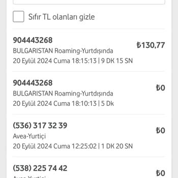 Yanlış Yurt Dışı Arama Ücreti