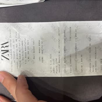 Zara'dan Alınan Ayakkabının İade Sorunu