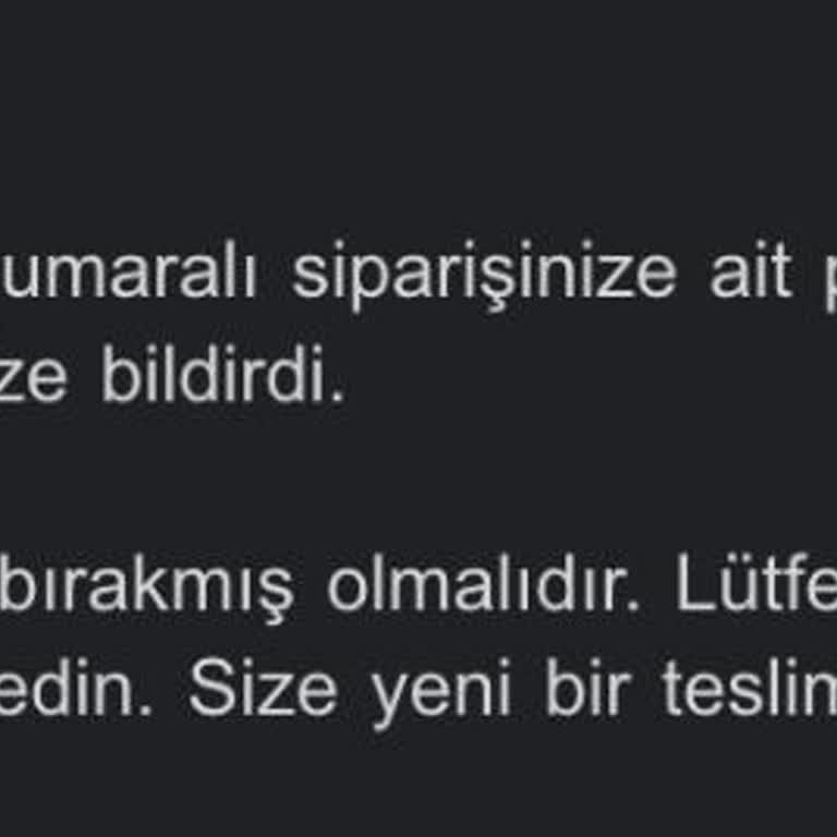 Hamile Müşteriye Teslimat Yapılmayan Sipariş Mağduriyeti