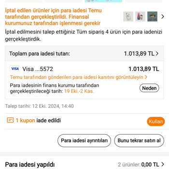İade Edilmeyen Para: Alışverişte Hayal Kırıklığı