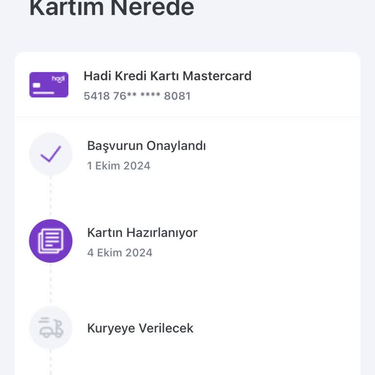 Kredi Kartı Başvurusunda Gecikme Ve İptal Talebi