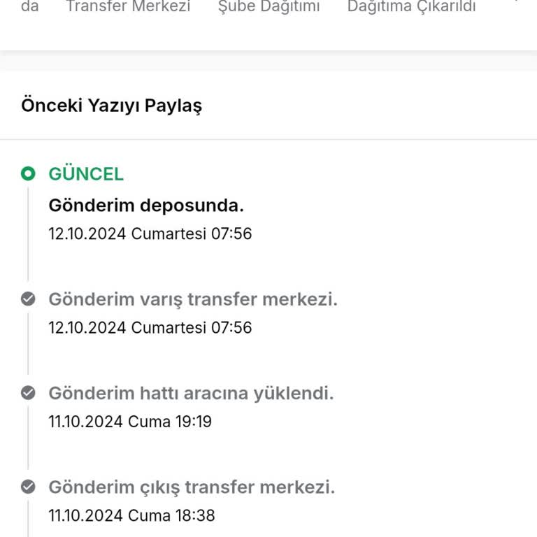 Trendyol Siparişim İstanbul'da Takıldı, Teslimat Gecikiyor