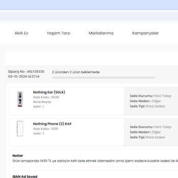 Evofone'dan İade Kabusu: İptal Ettim, Yine De Gönderildi!